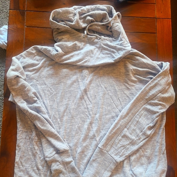 Athleta heathered gray hoodie - Picture 1 of 5
